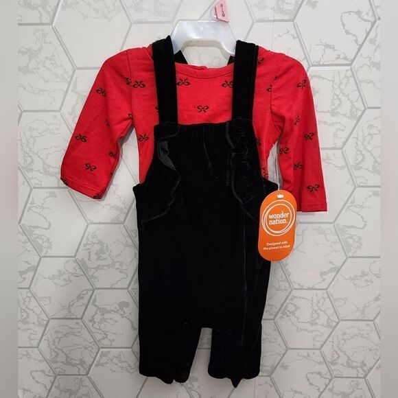 Nwt Baby Girls Holiday Christmas Outfit Bundle - Picture 3 of 9